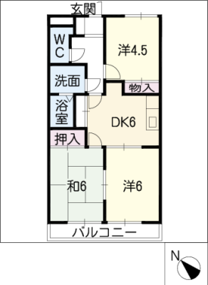 クリスタルメゾン七宝 1階