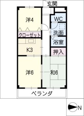 スカイハイツスズキⅡ 1階