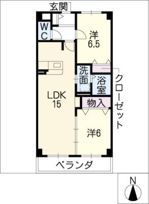 ソフィア北新開 2階