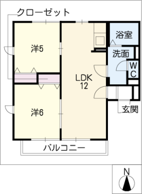 ジュネス１００　Ｂ棟 2階