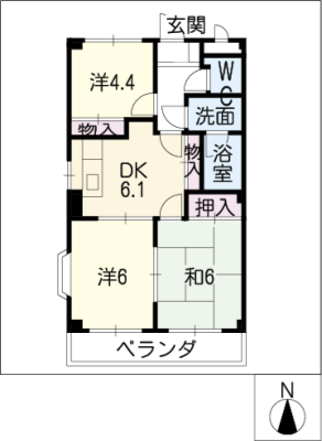 メゾンカトレア 3階