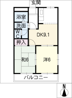 パークサイドアイリス 2階