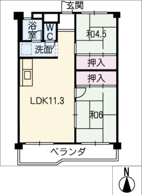 第２富吉住宅 2階