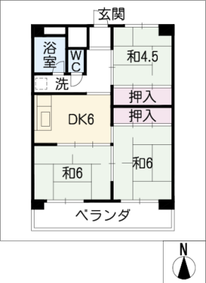 第２富吉住宅 2階