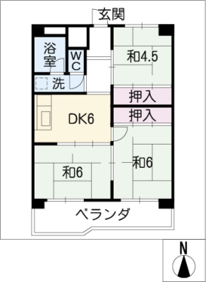 第３富吉住宅　Ｎ棟 1階