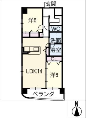 バロンドール 6階