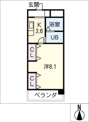 プロミネント弥富　Ⅱ 1階