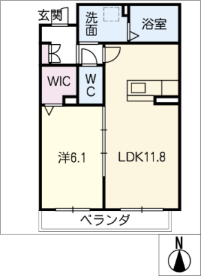 ガーデンコート　Ｃ棟 2階