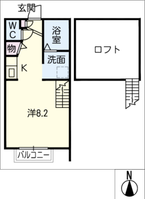 Ｓｔ．桜館 2階