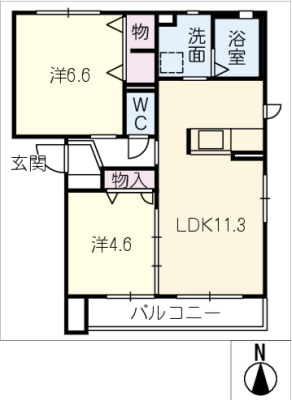 ＡｍｉＣｏｕｒｔⅡ 2階