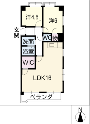 グレース川名 6階