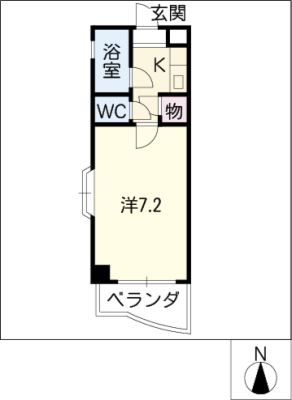 アジュールＩＴＯ 3階