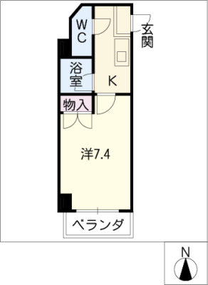 キャッスル桜山 5階