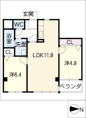 アムール御器所 2階