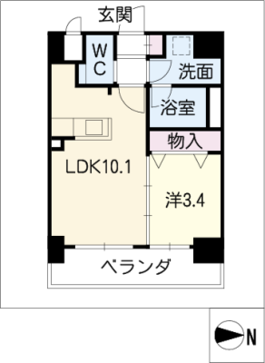 パラドール吹上 4階