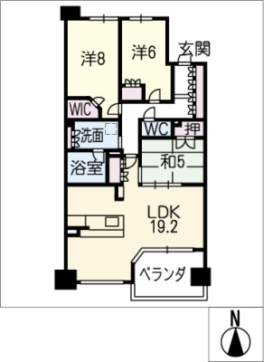 ゼスタ鶴舞　５０２号室 5階