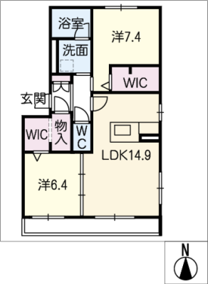 Ａｍｉ　Ｃｏｕｒｔ桜山 3階