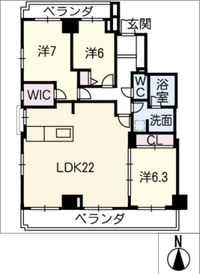 プロクシィロイヤル桜山３０１号 3階