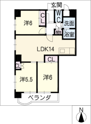 Ｈ・Ｓ　ＴＯＷＮ 6階