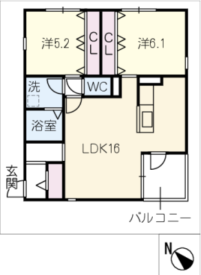 アリヴィオ北山 1階