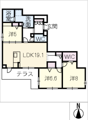 シャーメゾンｗｉｎ川名 1階