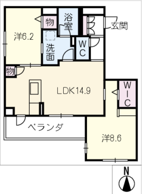 シャーメゾンｗｉｎ川名 2階