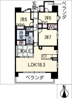 プレサンスグラン川名 1階