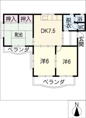 コーポクラウン 2階