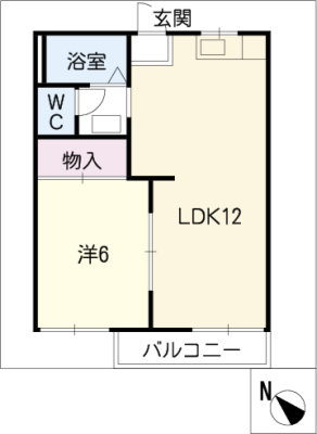 タウニーカワムラＡ 1階