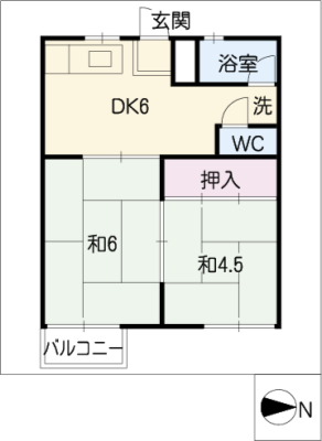 コーポ八百初 2階