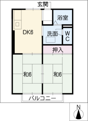 千田プレジールデラックス 2階