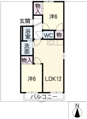 サンリバー 2階