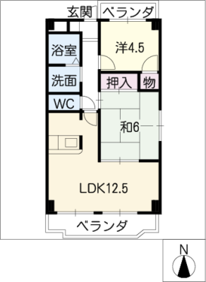 ファミリア岩倉 4階