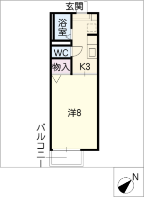 ガーデンサバーム栄Ⅱ 1階