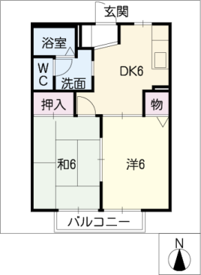 シャンテ　クラウン 2階