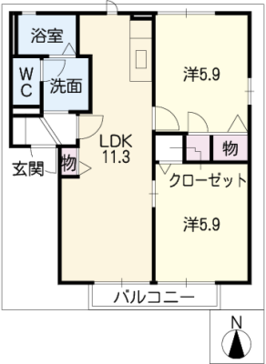 ファミール　Ｃ棟 1階