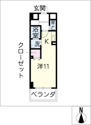 セントラルスクエア岩倉 2階