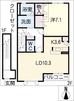 プランギ 2階