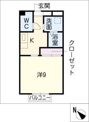 ドミール御日塚 1階