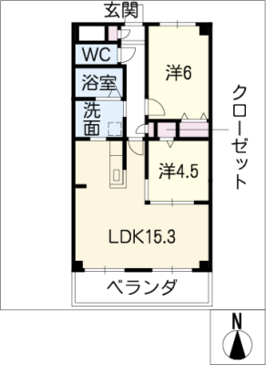 アトリオ岩倉 3階