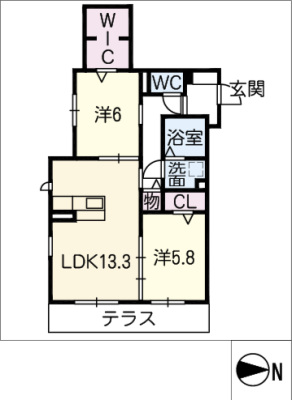 リヴァージュＫ 1階