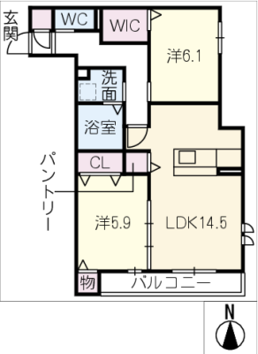 グランロシェ小森 1階