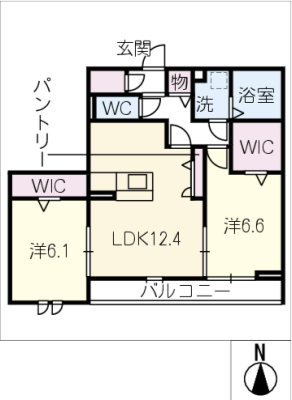 グランロシェ小森 2階