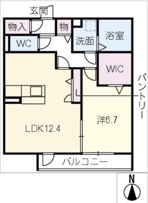 グランロシェ小森 1階