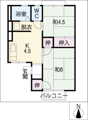 ラポール加嶋 2階