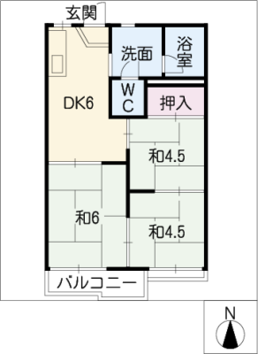 フォーブル川北 2階