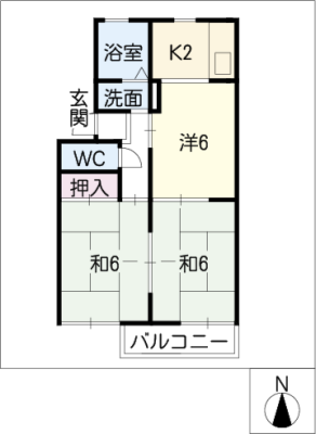 サンライズ庄南 2階