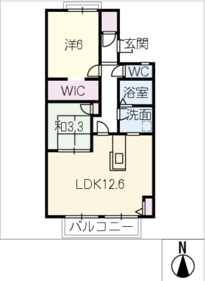 クレールシャンブル 2階