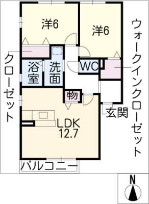 パークスアヴェニュー 2階