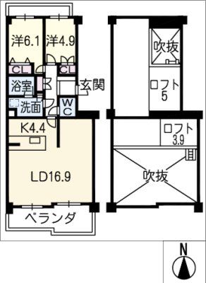 ﾌｫﾚｽﾄﾍｲｳﾞﾝ瓢箪山　１４０２号室 4階